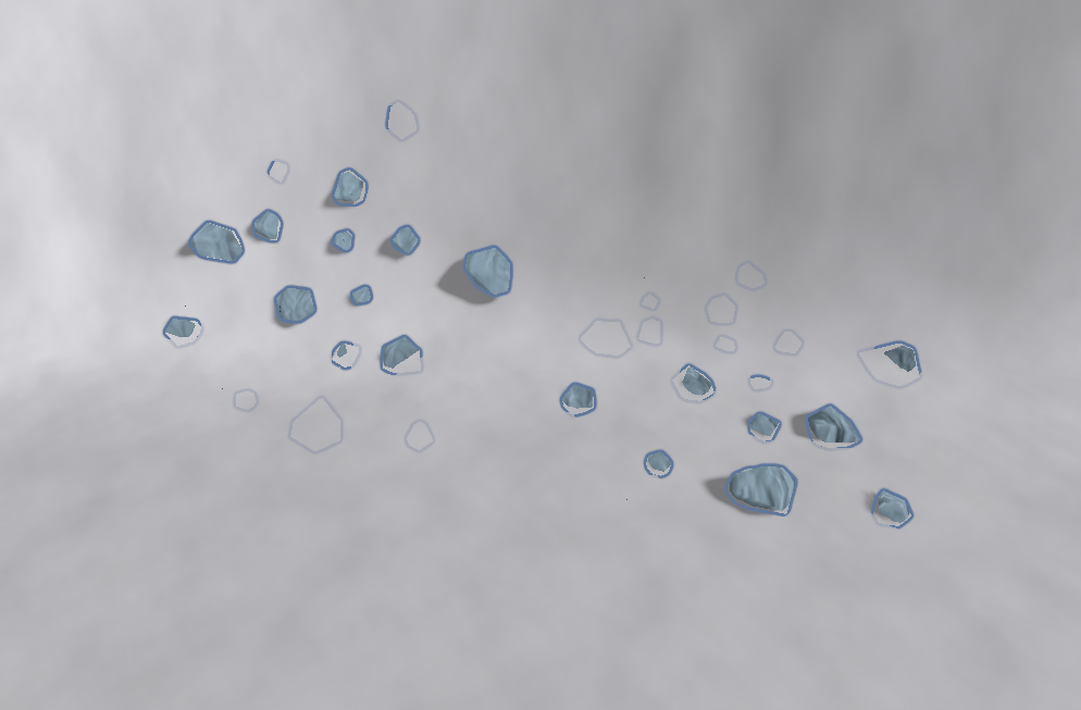 Flattened debris problem